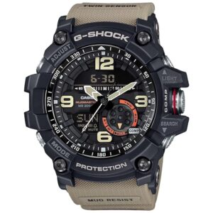 Casio G-Shock GG-1000-1A5DR Black Analog-Digital Dial Brown Resin Strap Men's Watch Mud Resistant Shock Resistant G661