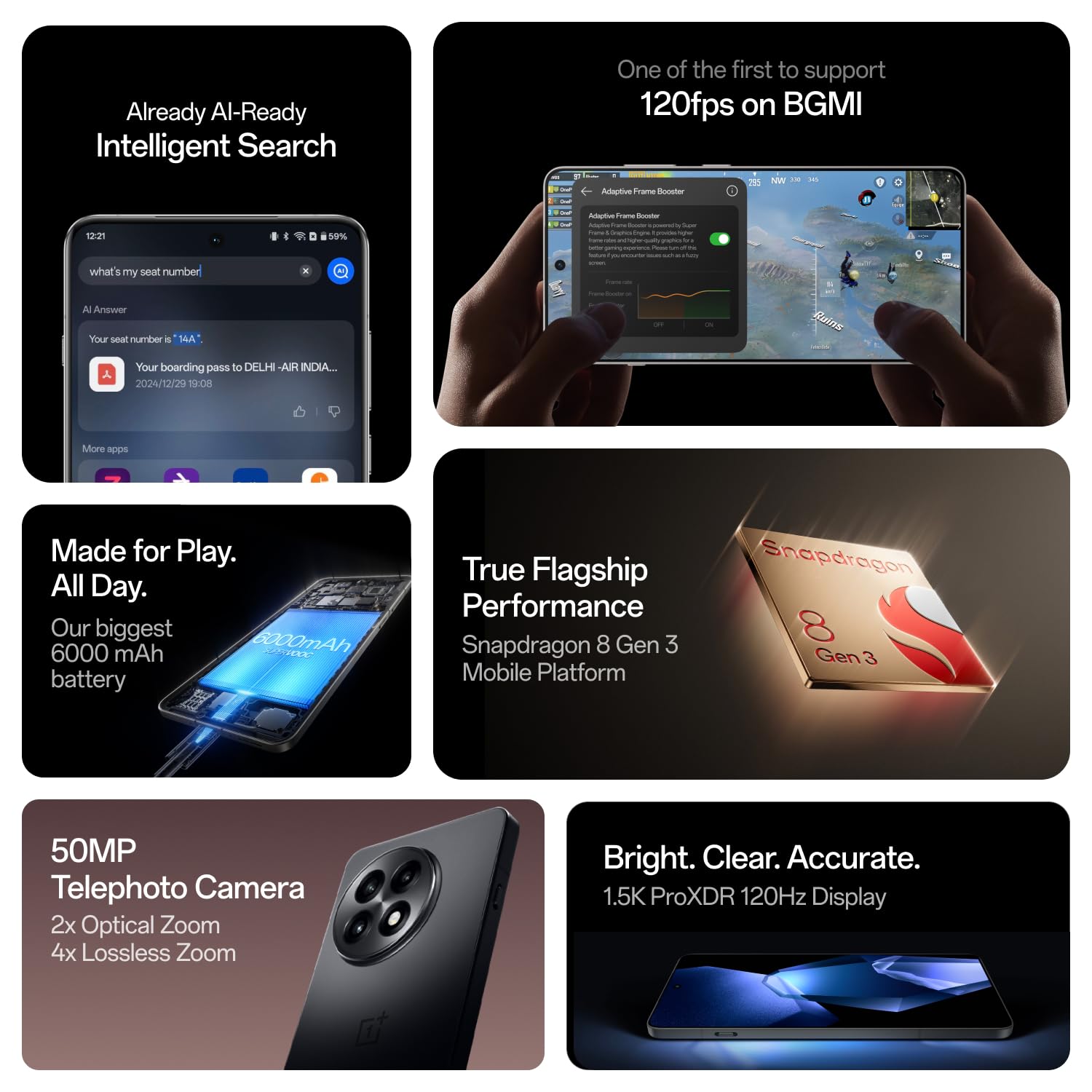 OnePlus 13R | Smarter with OnePlus AI (12GB RAM, 256GB Storage Nebula Noir) - Image 2